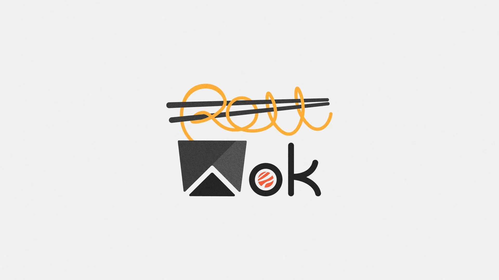 Разработка логотипа в Кондрово для суши-бара «Roll Wok Club» Разработка логотипа в Кондрово для суши-бара «Roll Wok Club»